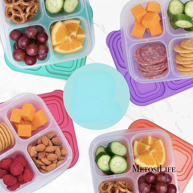 Food Snacks For School - صندوق الوجبات الخفيفة البلاستيكي بينتو قابل