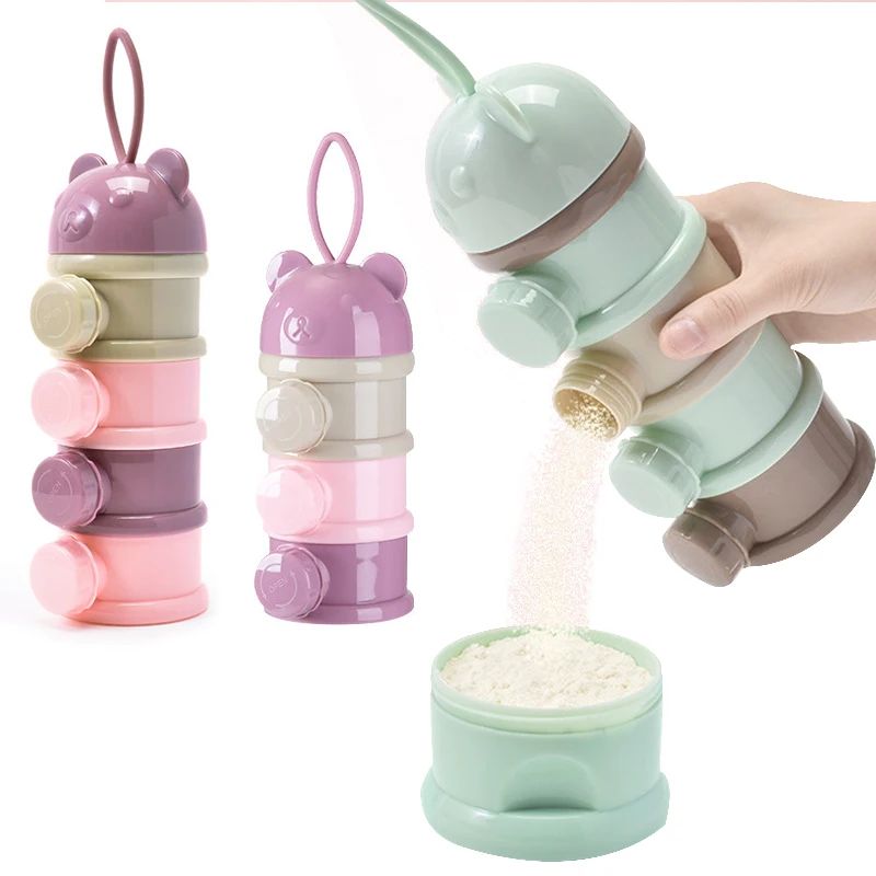 Food Snacks For 1 Year Old - صندوق تخزين طعام الأطفال المحمول بـ