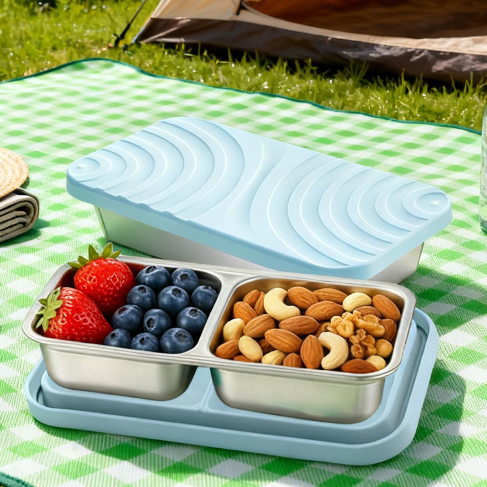حاويات وجبات خفيفة من الفولاذ  - مراجعة Food Snacks For School وسعره
