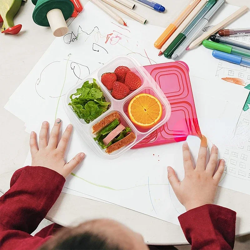 صندوق الوجبات الخفيفة البلاستي - مراجعة Food Snacks For School وسعره
