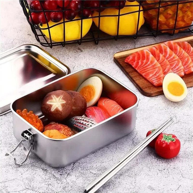 صندوق طعام من الفولاذ المقاوم  - مراجعة Food Snacks For School وسعره