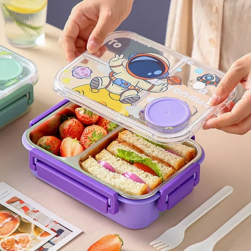 يونيكورن الكرتون بينتو علب الا - مراجعة Food Snacks For School وسعره