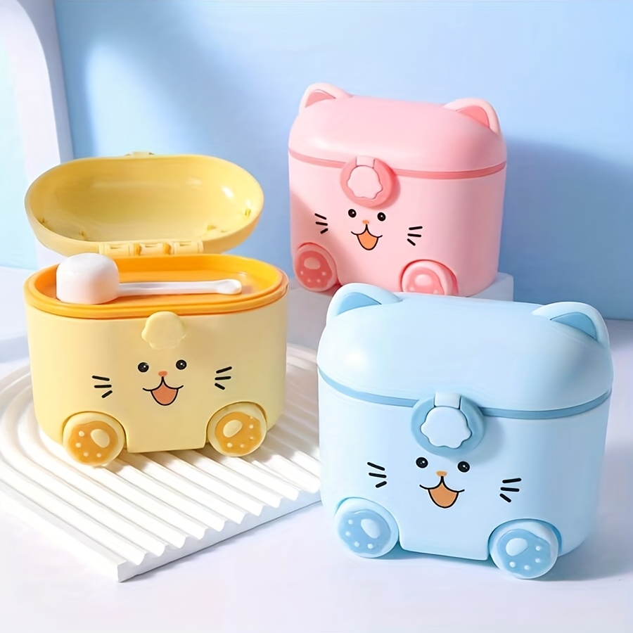 حاوية حليب القطط اللطيفة مع مل - مراجعة Food Snacks For 1 Year Old وسعره